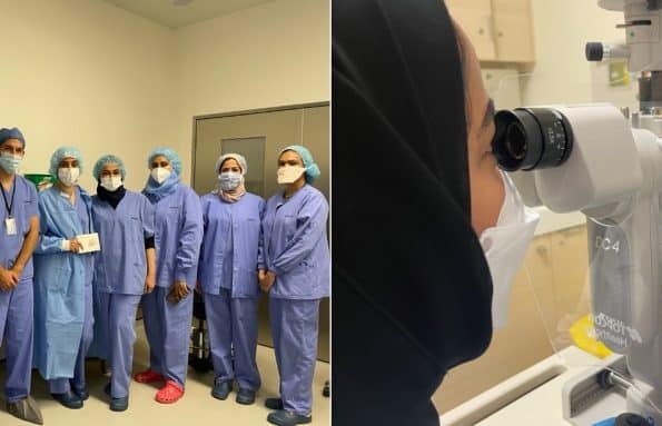Sheikh Shakhbout Medical City performs intelligent glaucoma implant in a first for the Middle East