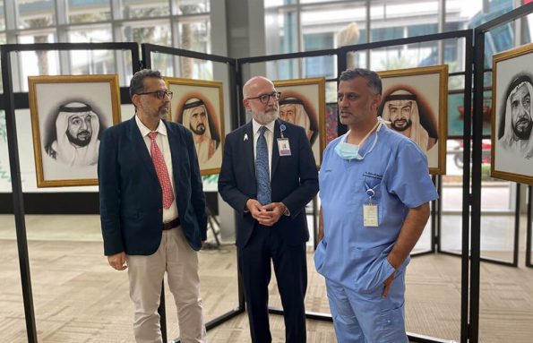 Sheikh Shakhbout Medical City Inaugurates Art Exhibition During Colorectal Cancer Awareness Month