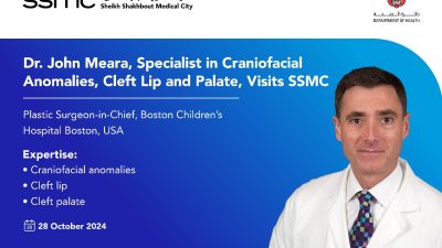 Dr. John Meara, Specialist in Craniofacial Anomalies, Cleft Lip and Palate, Visits SSMC