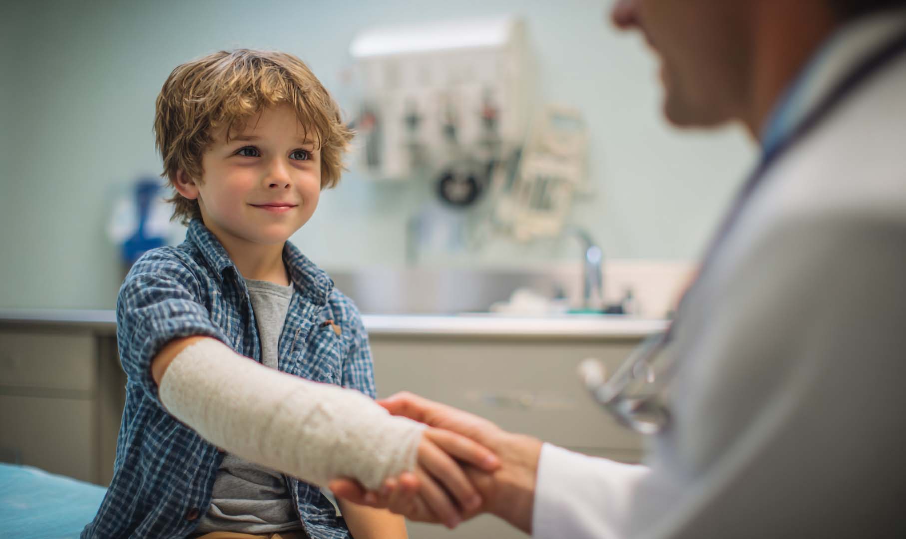 Doctor with child