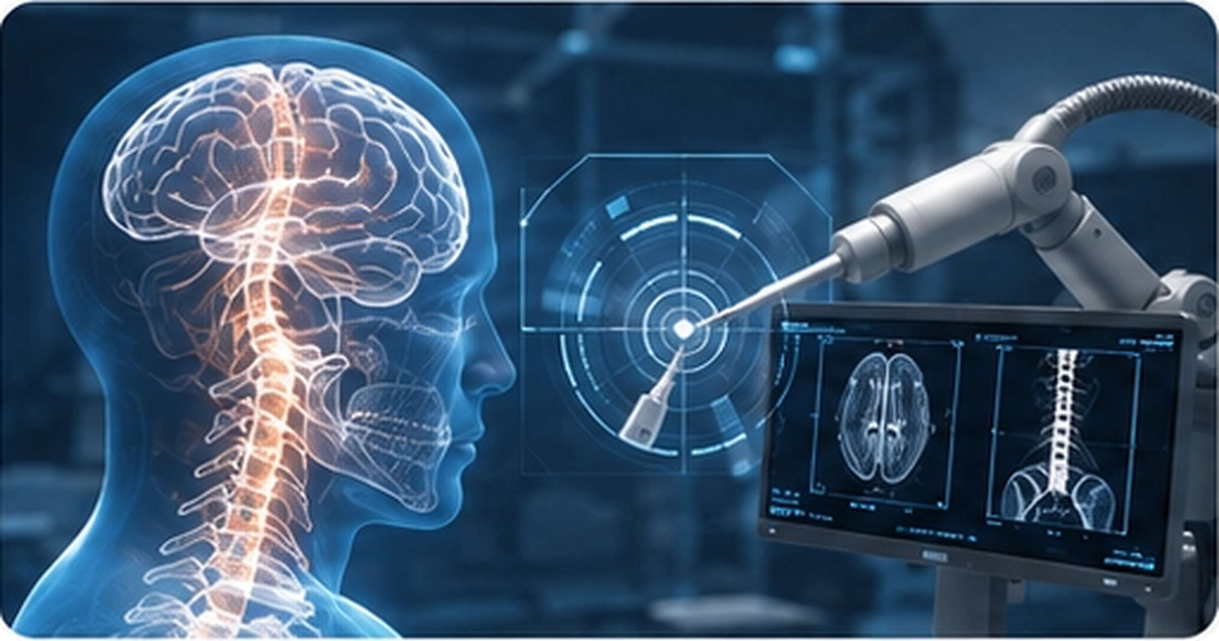 Robotic neurosurgery and spine navigation